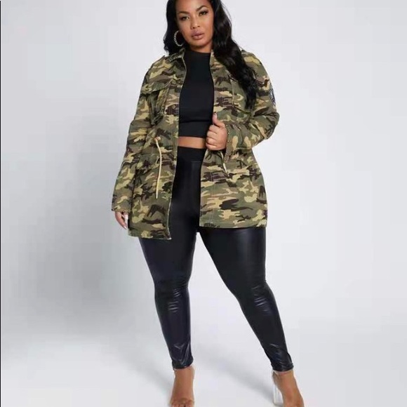 Vintage Camouflage jacket Ladies XXL - Picture 3 of 3